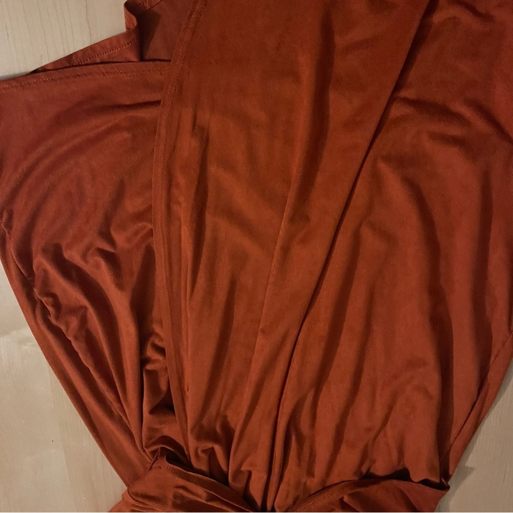 Burnt Orange High/Low Dress - Picture 2 of 5